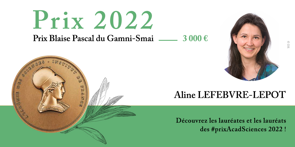 Aline LEFEBVRE-LEPOT, Prix Blaise Pascal du Gamni-Smai