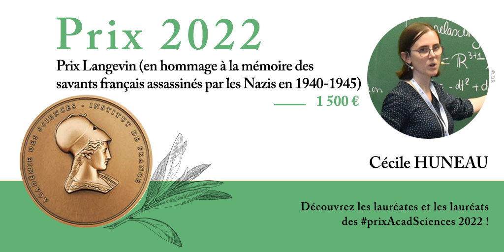 Cécile HUNEAU, Prix Langevin