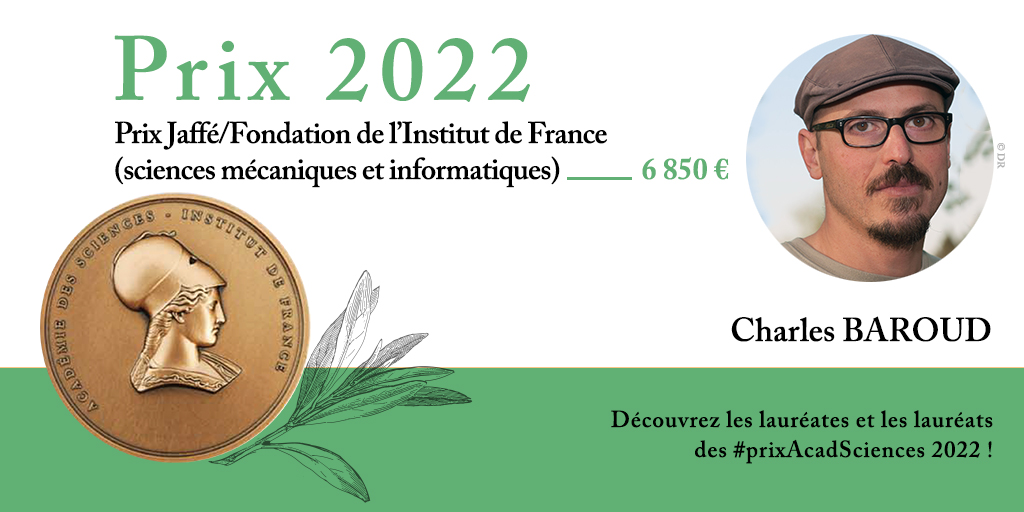 Charles BAROUD, Prix Jaffé - Fondation de l’Institut de France