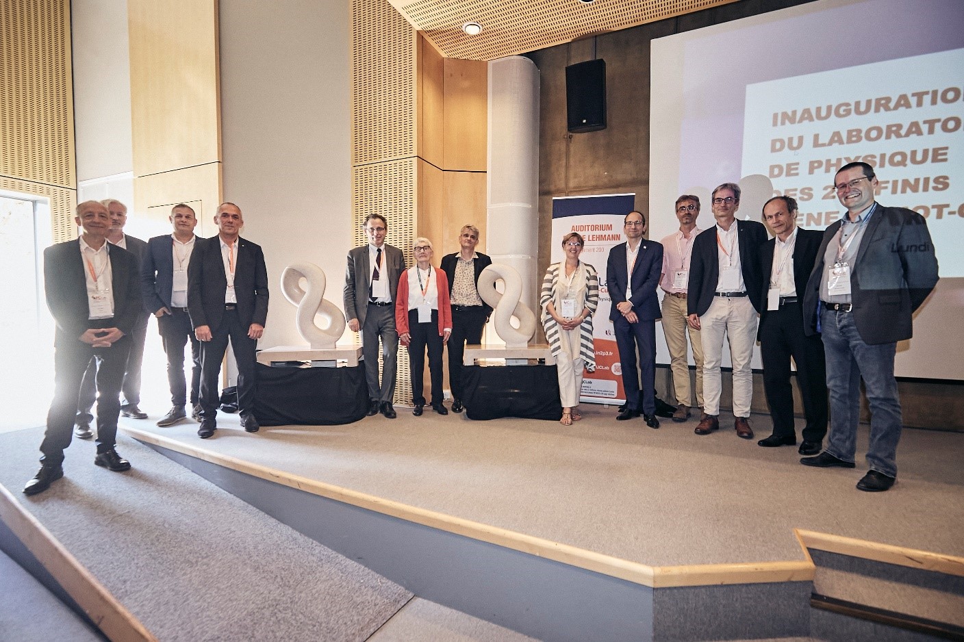 Photo de l'inauguration d'IJCLab