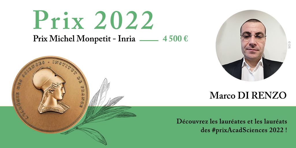 Marco DI RENZO, Prix Michel Monpetit – Inria