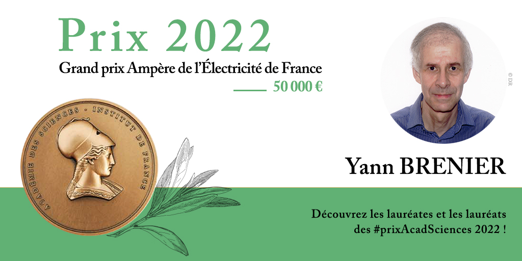 Yann BRENIER, Grand prix Ampère de l’Électricité de France