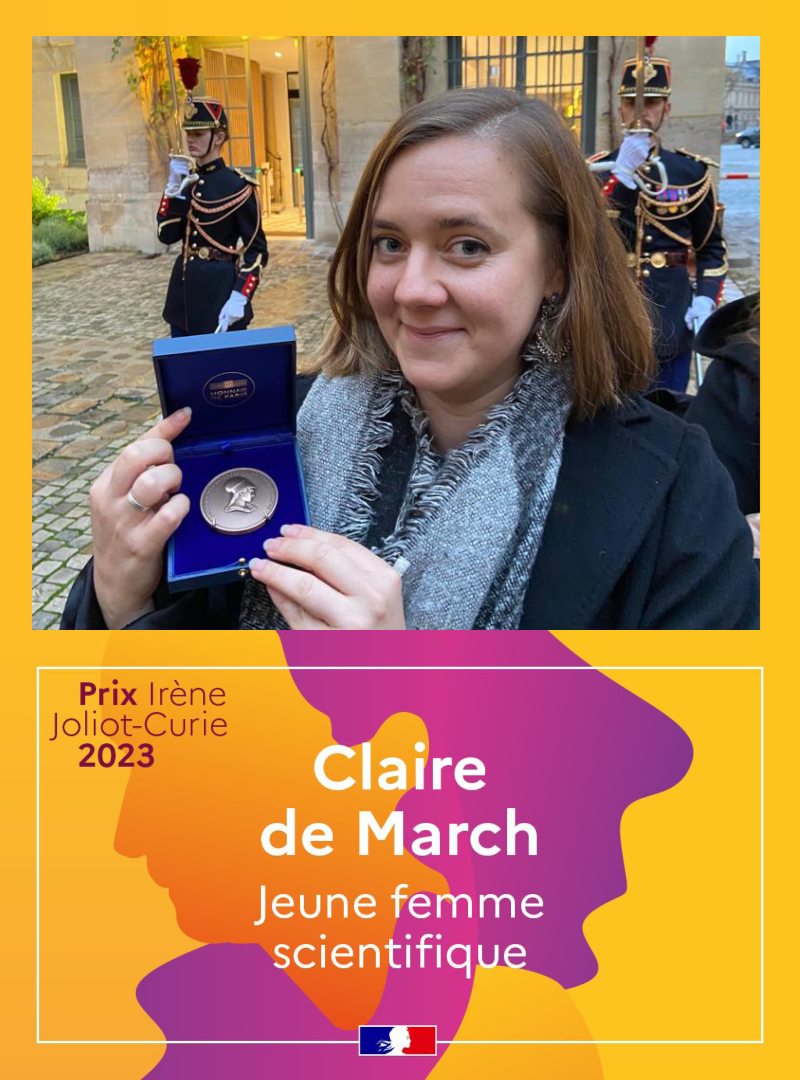 Claire de March - Prix Irène Joliot-Curie 2023