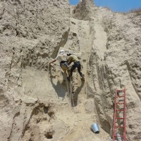 Séquence lœssique d’Harletz, Bulgarie, pendant son étude pluridisciplinaire