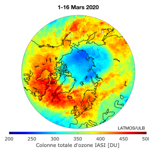 Pole Nord et diminution de l'ozone