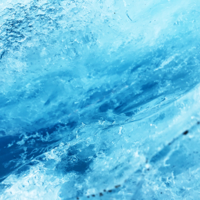 Image de glace bleue